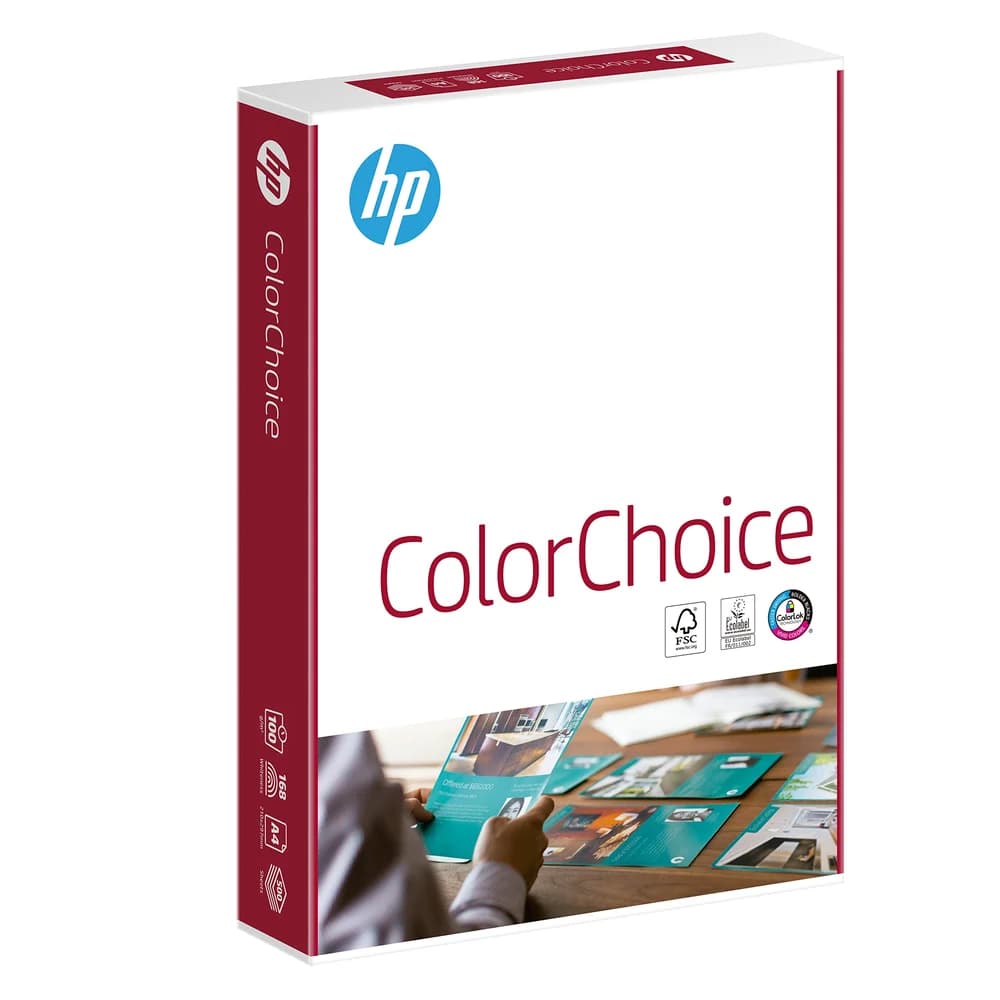 HP Kopierpapier ColorChoice DIN A4 100 g/qm - 500 Blatt