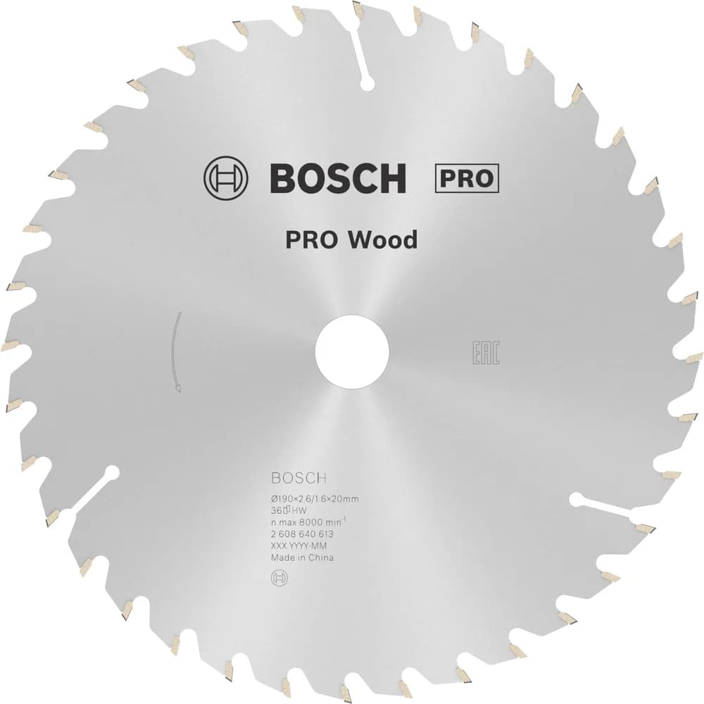 RUNDSAVKL.OPTILINE 190X2.6X20 MM 36 TDR