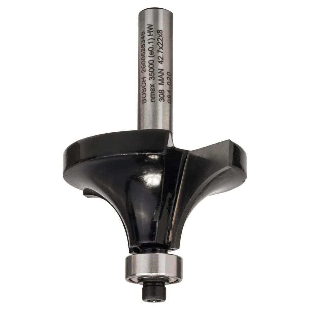FRÆSER AFRUND M.LEJE HM 8MM Ø12.7 L22 mm