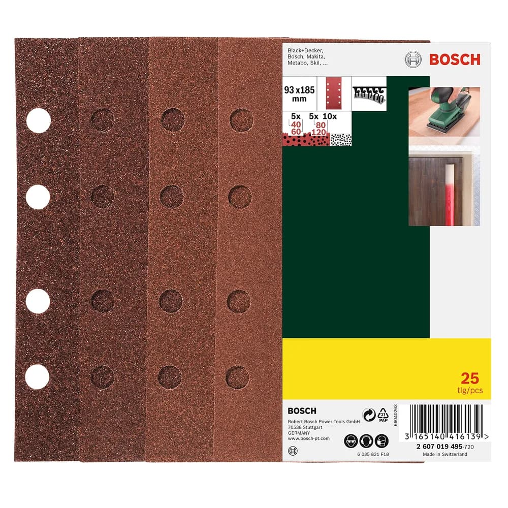 Coarse Sanding sheet set 25 pcs.