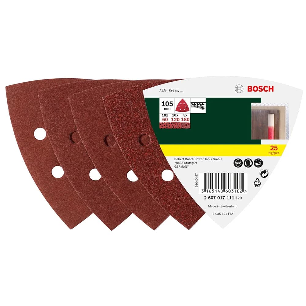 BOSCH Schleifblatt-Set 25-teilig