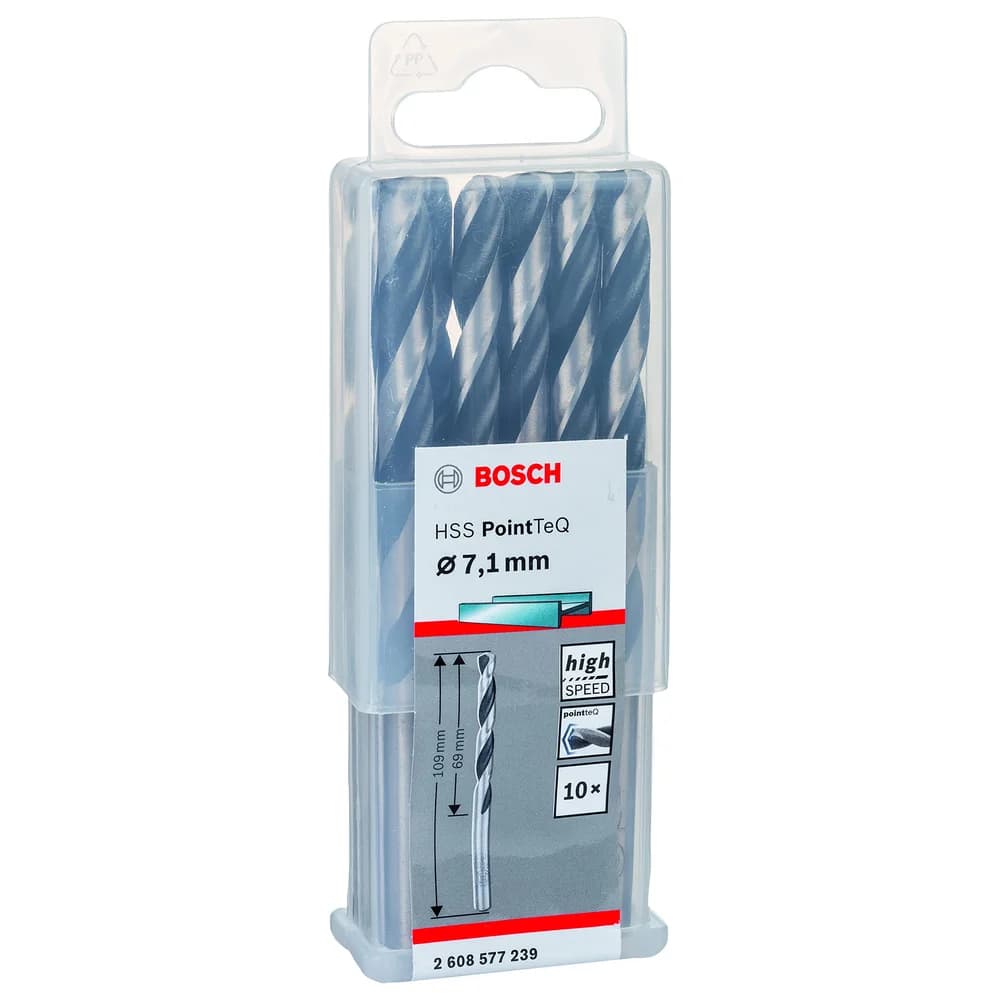 Bosch Metallspiralbohrer HSS PointTeQ DIN 338 7,1 mm