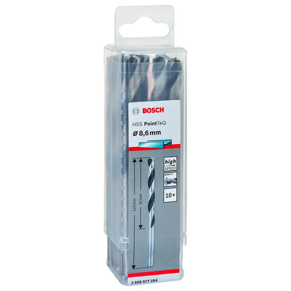 Bosch Metallspiralbohrer HSS PointTeQ DIN 338 8,6 mm