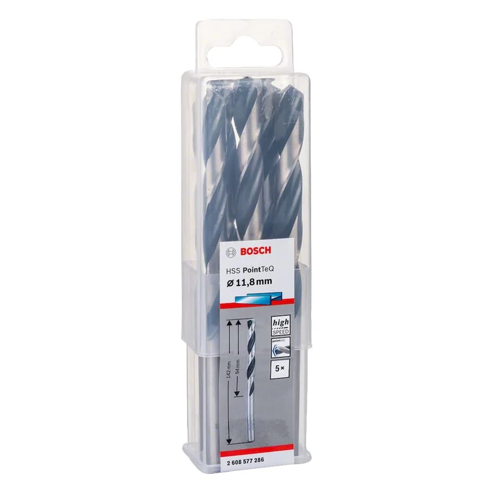 Bosch Metallspiralbohrer HSS PointTeQ DIN 338 11,8 mm