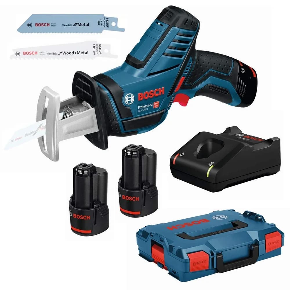 Akku-Säbelsäge Bosch 12V GSA 12V-14 2 x 3,0 Ah (mit Akkus & Ladegerät)