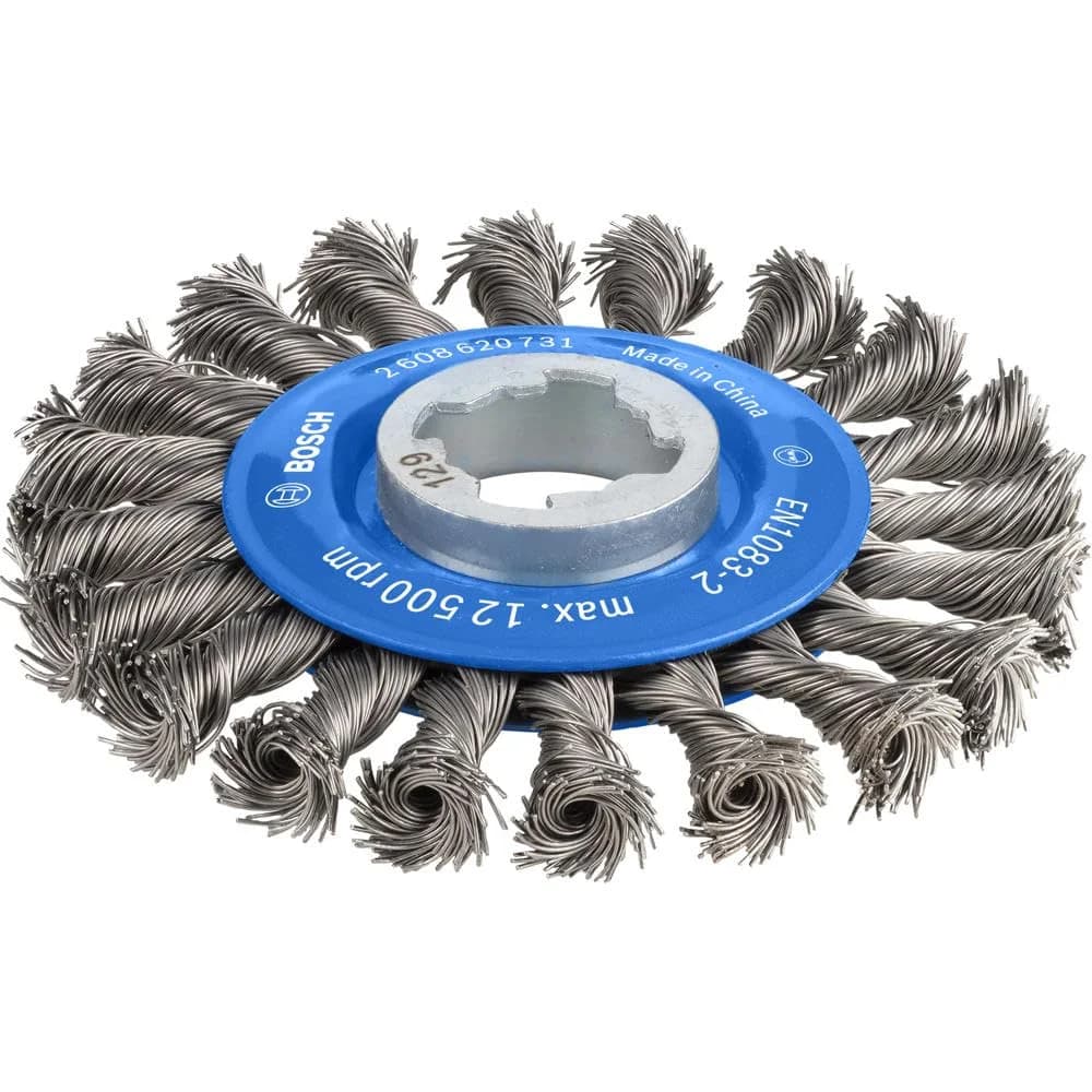 SKIVESTÅLBØRSTE XL FLET STÅL 0.5X115MM