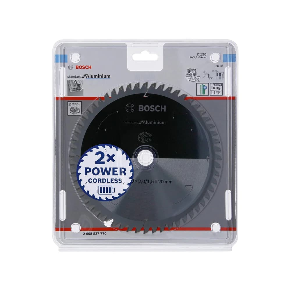 Standard for Aluminium circular saw blade