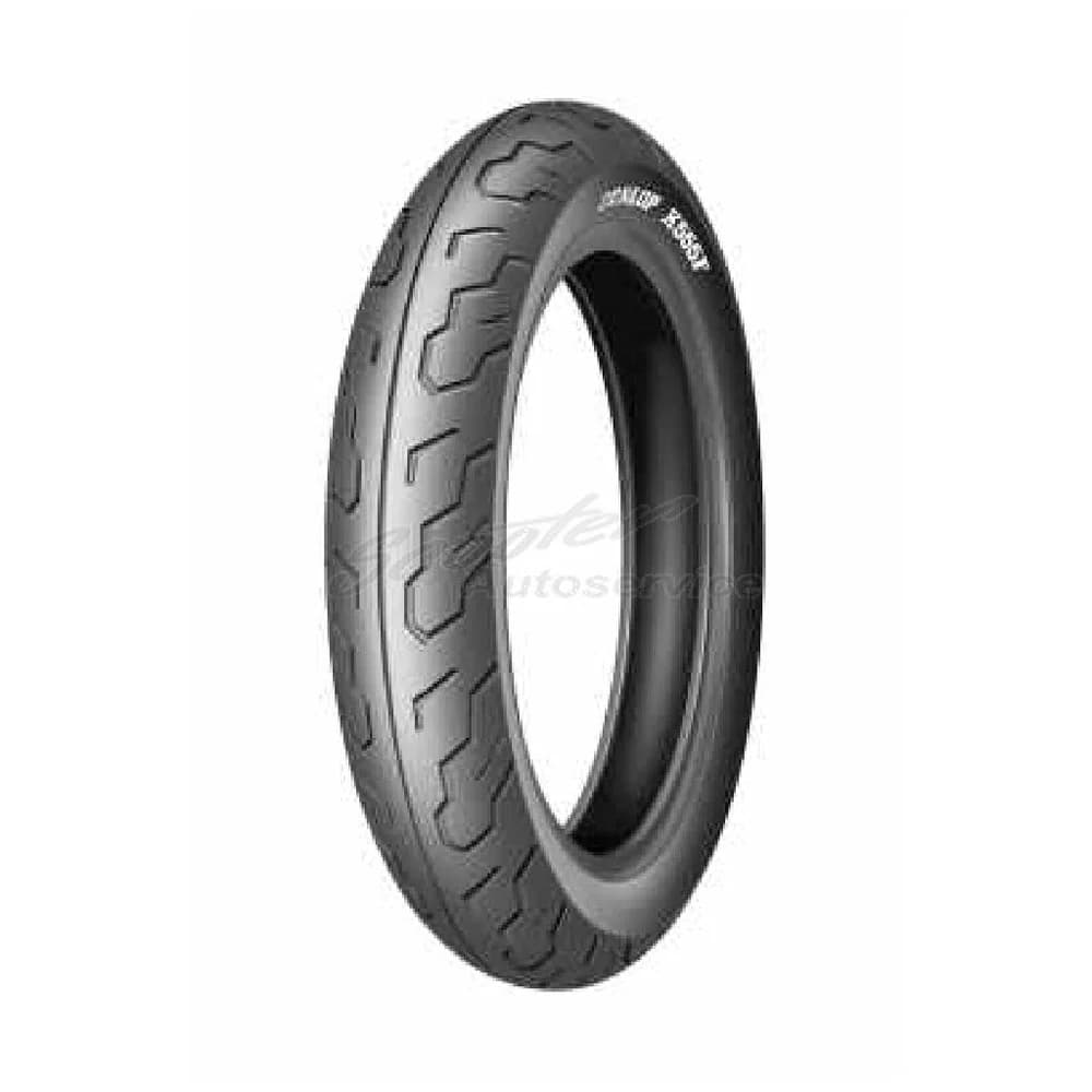 Dunlop K555, Reifen, 120/80 -17, Tragfähigkeitsindex 61, Geschwindigkeitsindex V - Schwarz