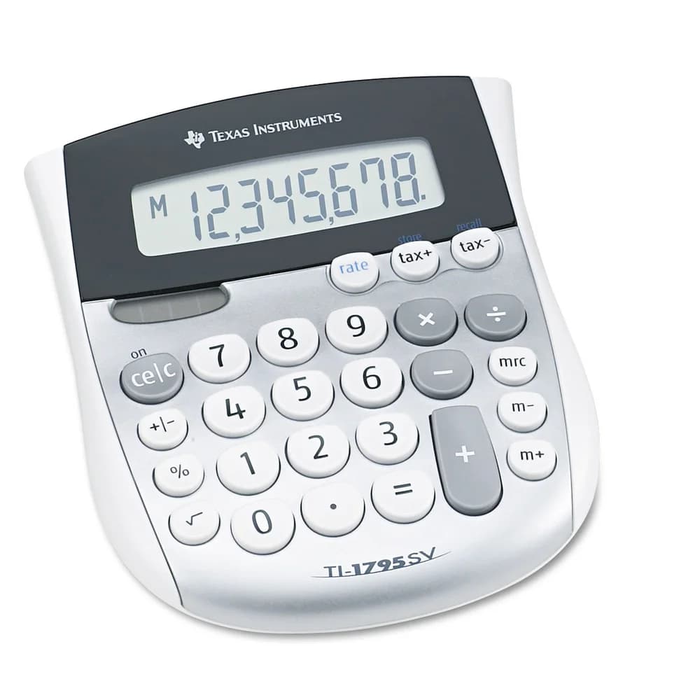TEXAS INSTRUMENTS Taschenrechner TI-1795 SV silber/schwarz
