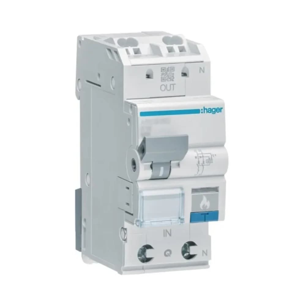Hager AFDD mit LS 1P+N 6kA C-16A 2M