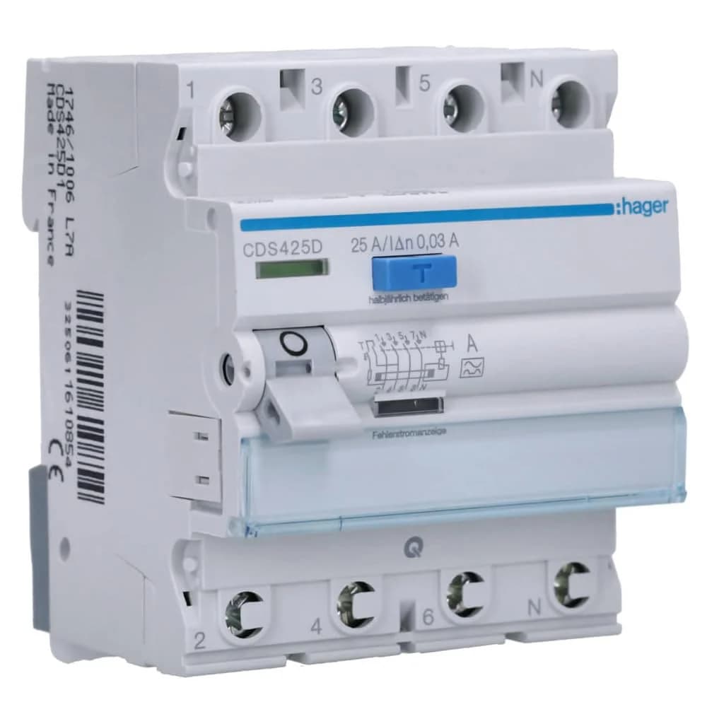 Hager FI-Schutzschalter CDS425D