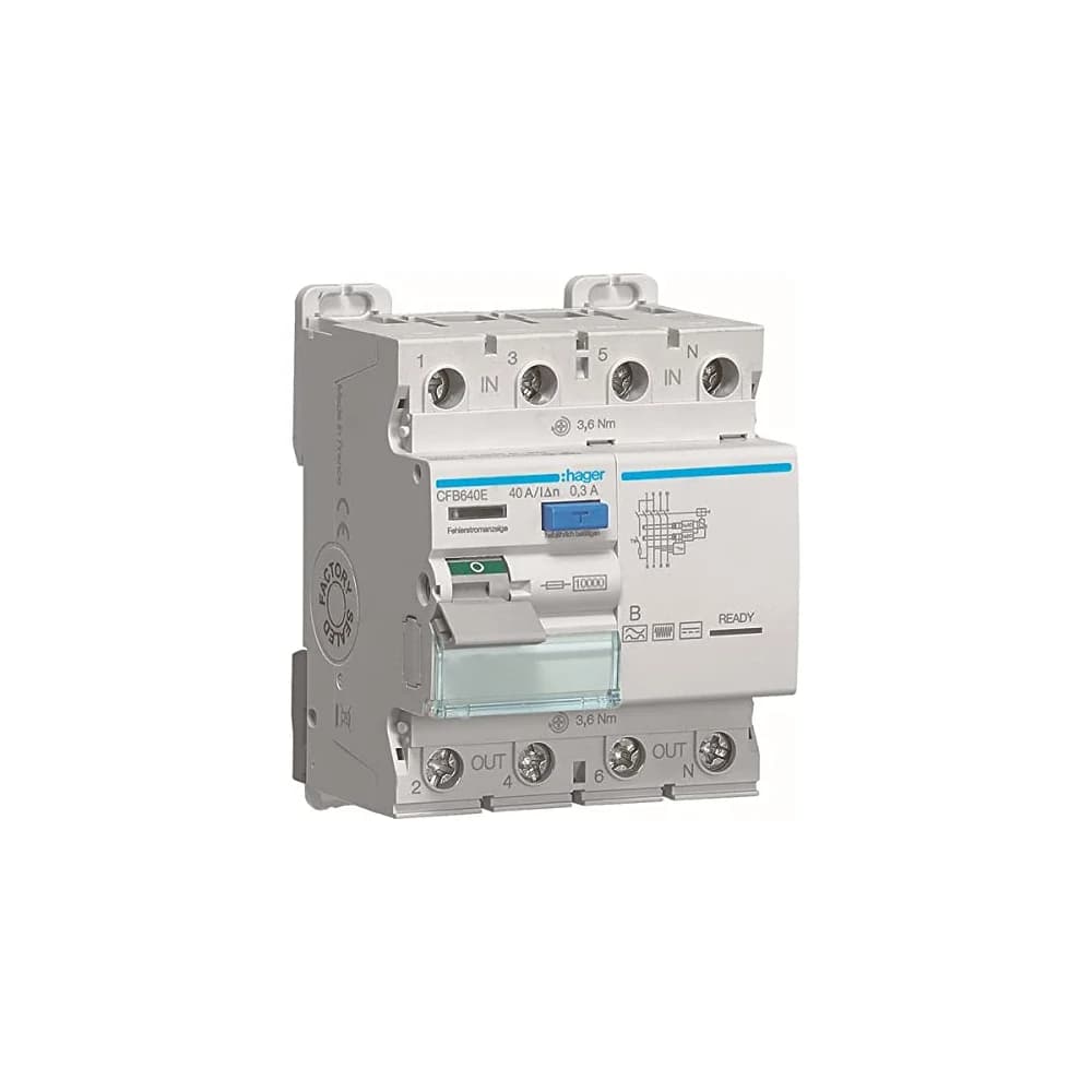 Hager, Schutzschalter, CFB640E