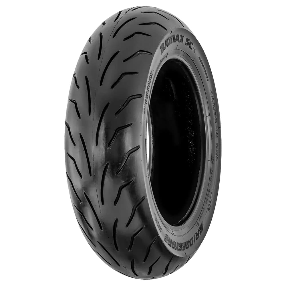 Bridgestone Rollerreifen 120/70R12 SC 51L TL, DOT 27/2024, Zubehör hinten - Schwarz