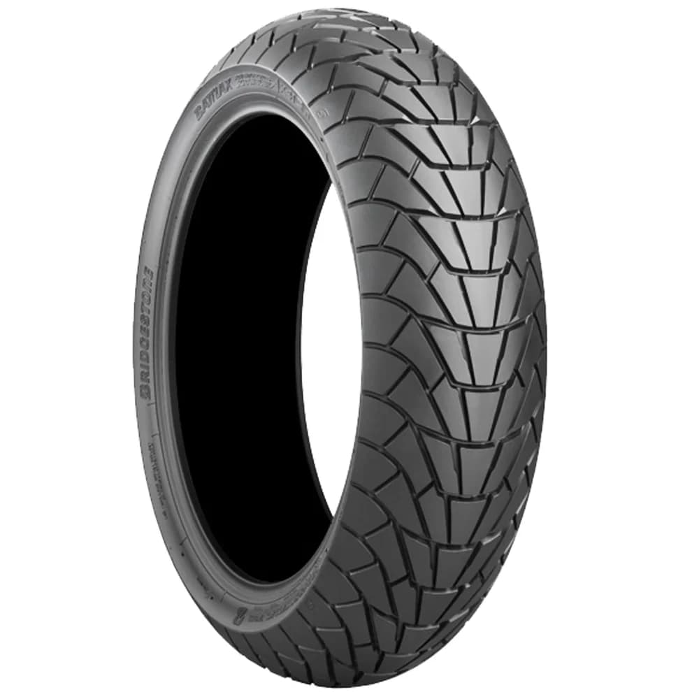 Bridgestone motorcycle-tyres AX 41S R ( 130/80-17 TL 65H Hinterrad, M+S Kennung, M/C ) - Schwarz