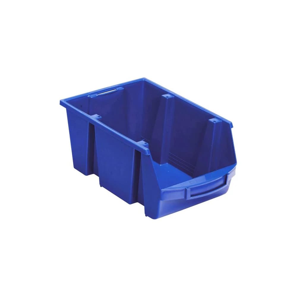 Viso 24x Sichtlagerkästen 10 Liter blau, 21.5x15x33.5 cm