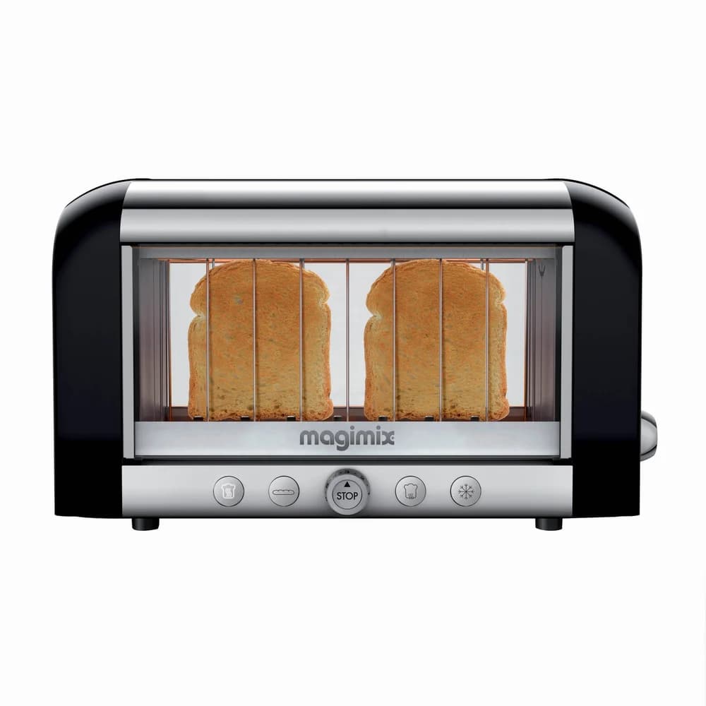 Magimix 11541 Toaster 1450 W Schwarz, Metallisch