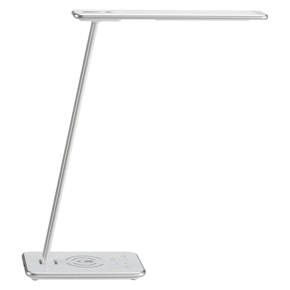UNILUX Tischleuchte Jazz LED 400093836 weiß + metallgrau