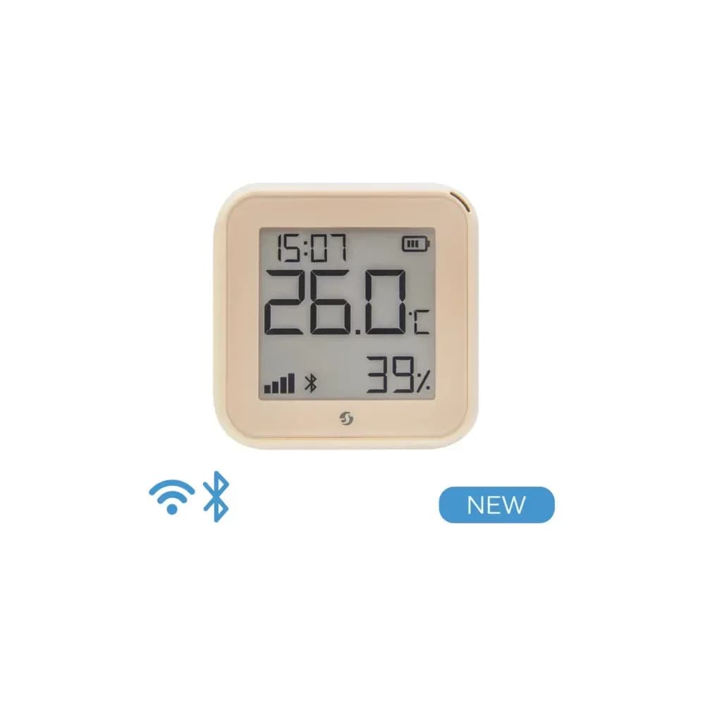 Shelly H&T Gen3 WLAN-Temperatur- & Feuchtigkeitssensor Mocha