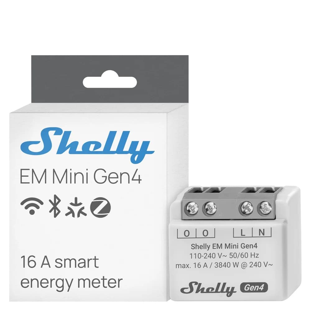 Shelly EM Mini Gen4, Energiemesser