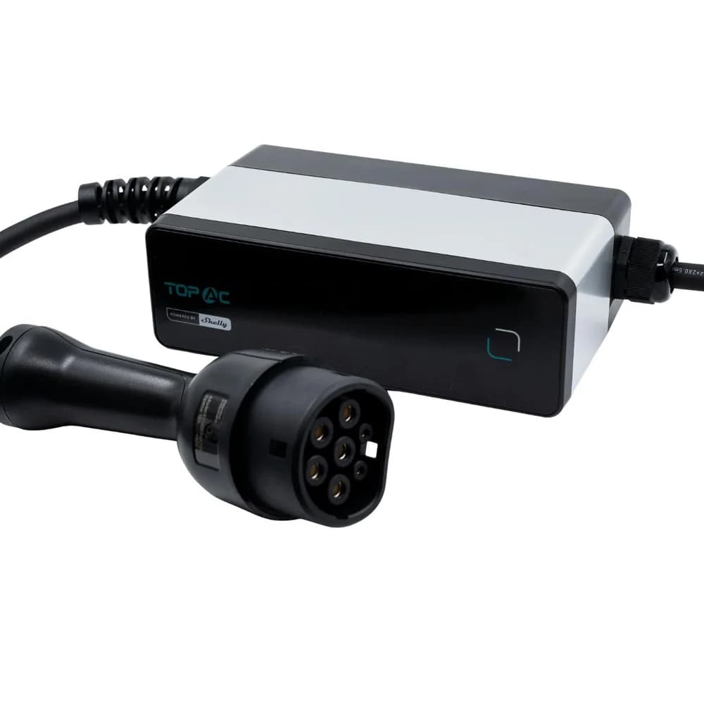 Shelly TopAC Tragbares Ladegerät für Elektroautos 11kW · WLAN · BT · EVE01-11R
