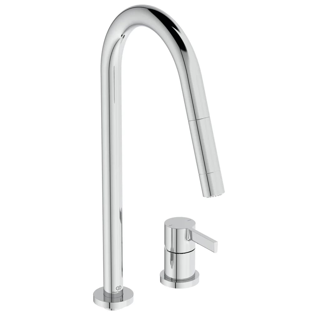 Ideal Standard BD424AA 2-Loch-Küchenarmatur Gusto - Weiß