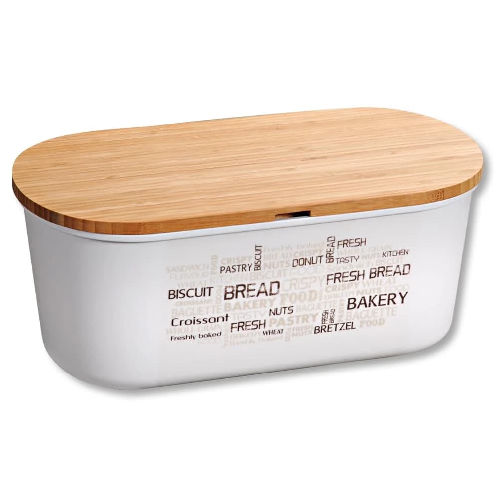 KESPER Brotbox, weiß, FSC 14.5x34x20cm