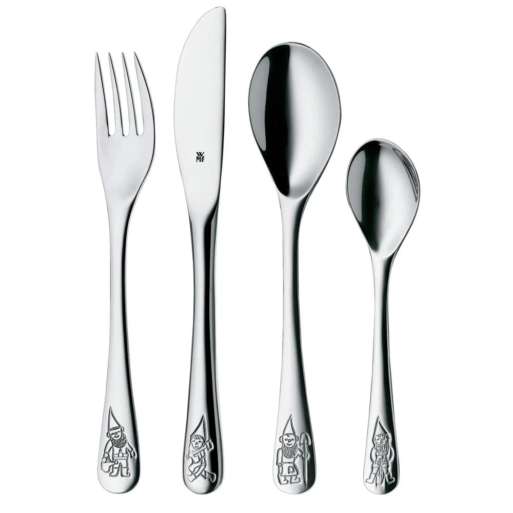 WMF Kinderbesteck-Set Zwerge, 4-teilig