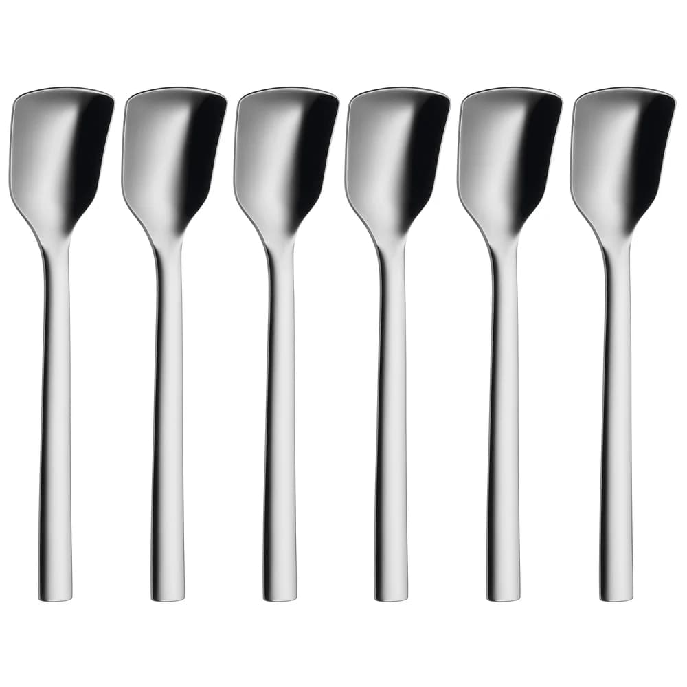 WMF Eislöffel 6er Set NUOVA, Cromargan Edelstahl 18/10