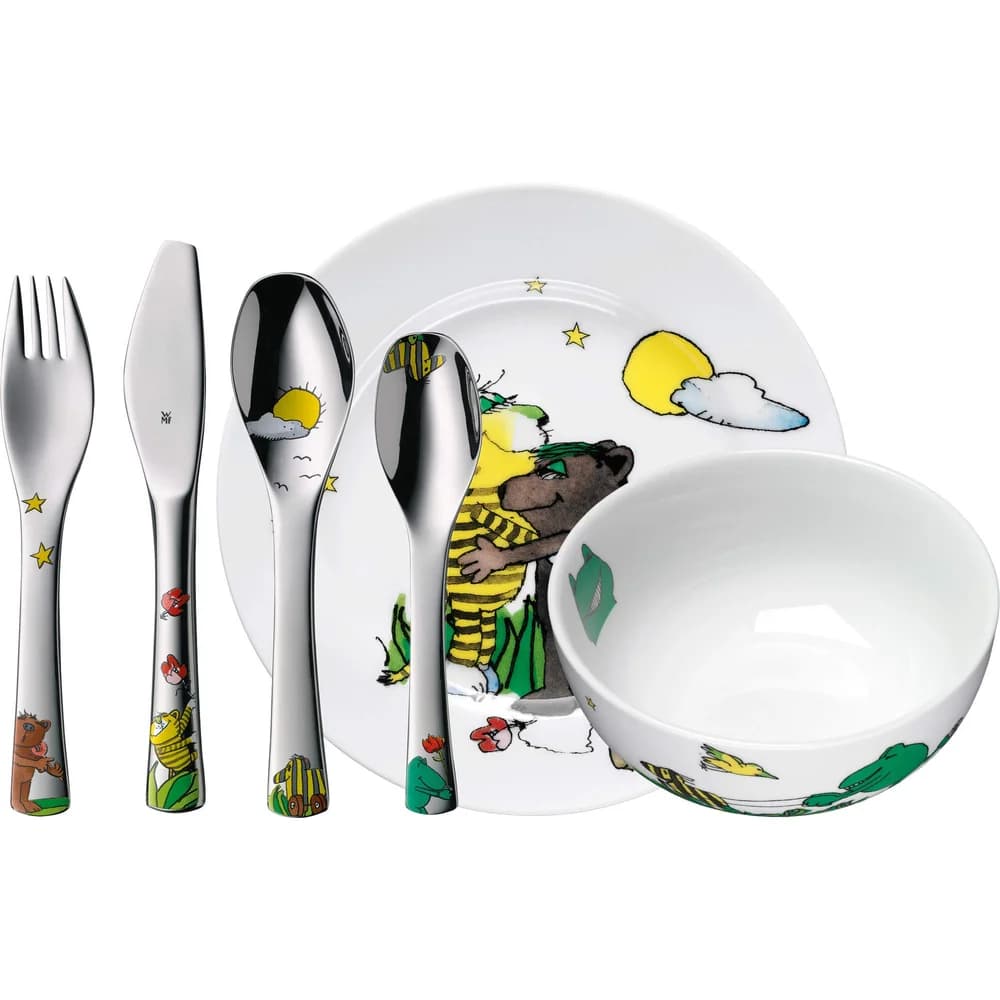 WMF 6er-Set Kinderbesteck »Janosch« silber