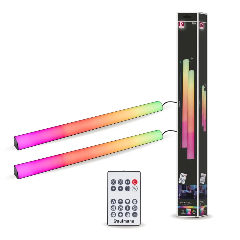 PAULMANN EntertainLED Lightbar Set 2x60cm 2x1W