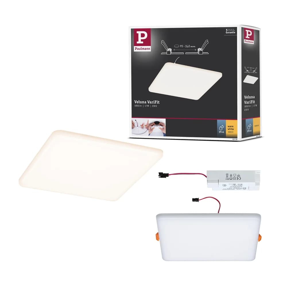 LED-Paneel in Weiß max. 17 Watt
