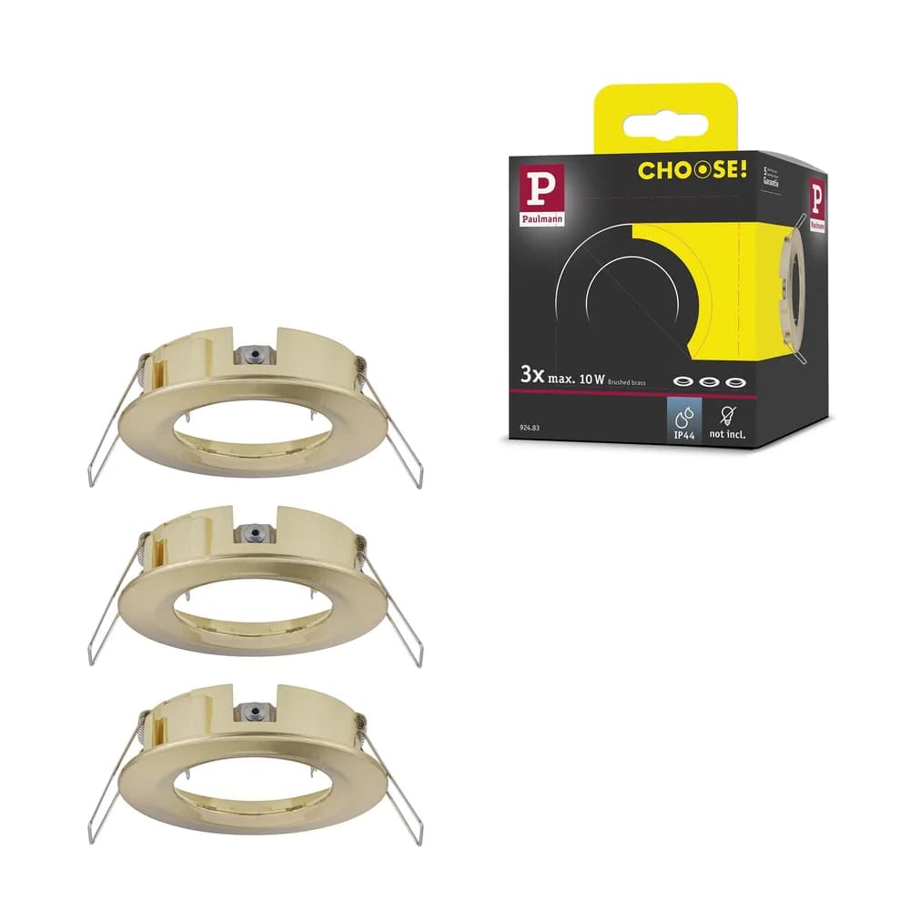 Paulmann Einbauleuchte Choose Basisset starr - Gold/Bronze