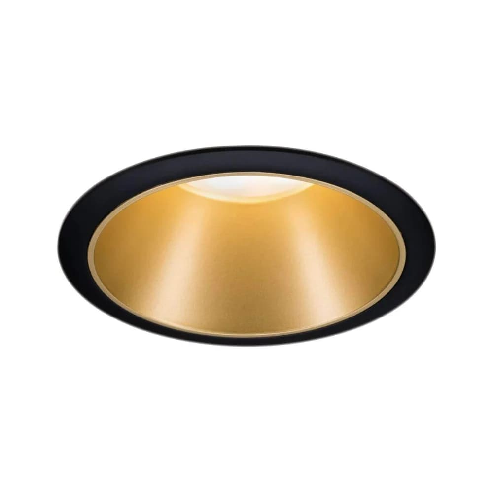 Paulmann LED Einbauleuchte Cole 1er-Set - Schwarz/Gold