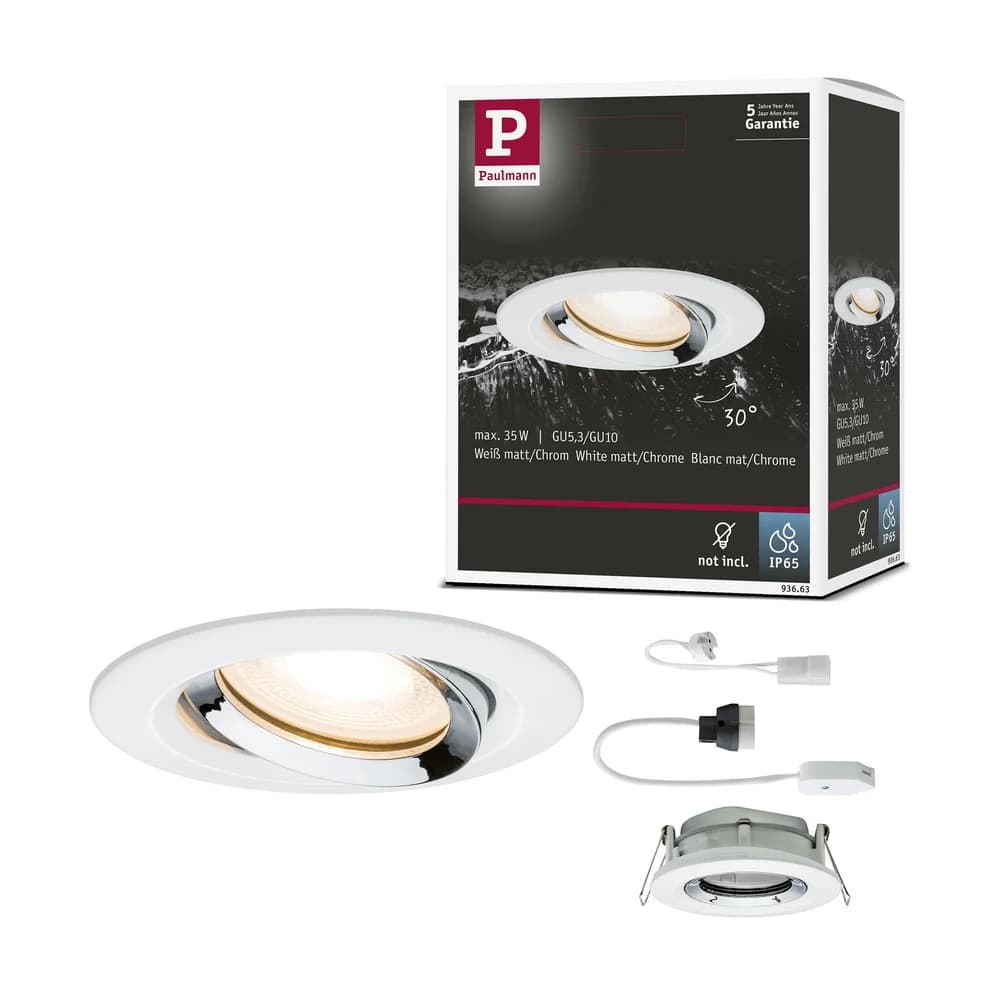 PAULMANN Prem EBL Nova IP65 schw rd m1x35 51 Ws-C