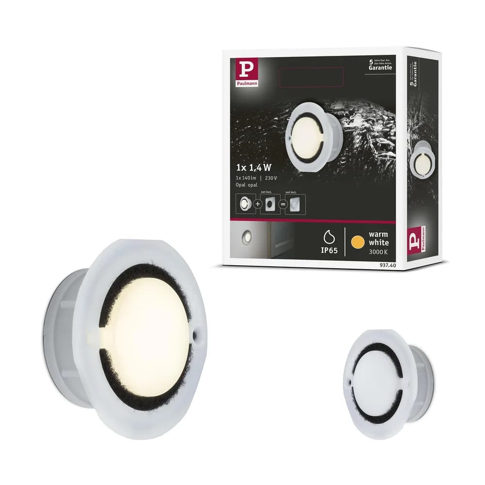 PAULMANN Special EBL Set LED IP65 1,4W 3000K 230V 76mm Opal