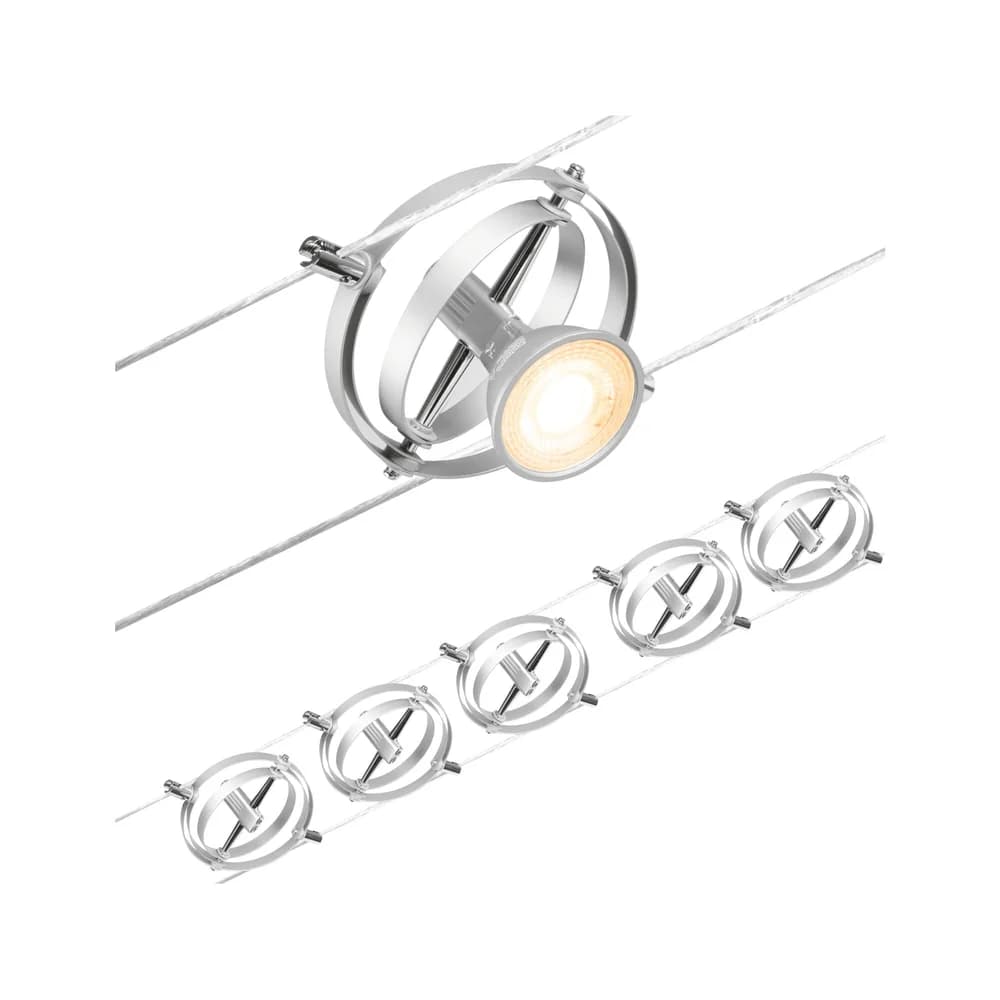 Paulmann CorDuo Seilsystem Cardan Basisset - Silber