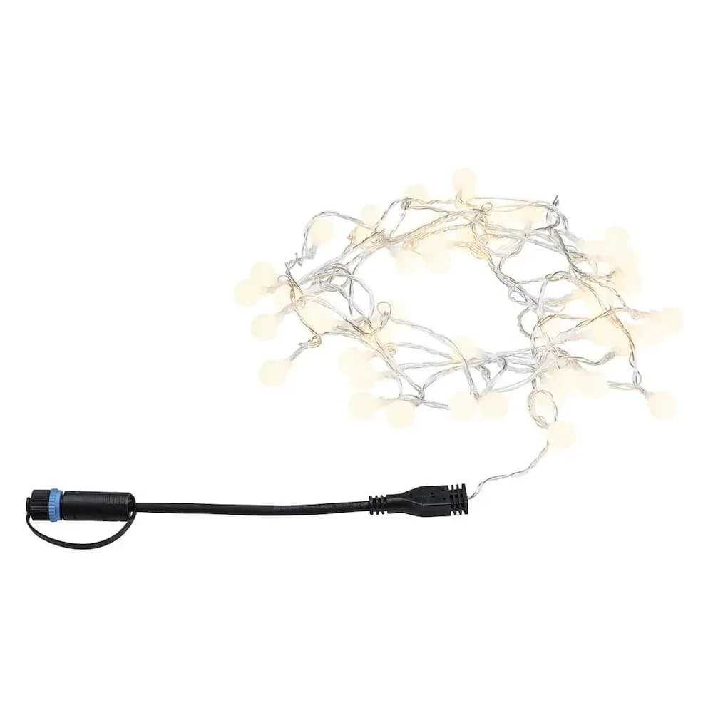 Paulmann Plug & Shine LED Lichterkette Warmweiß IP44 3000K Schwarz 94558