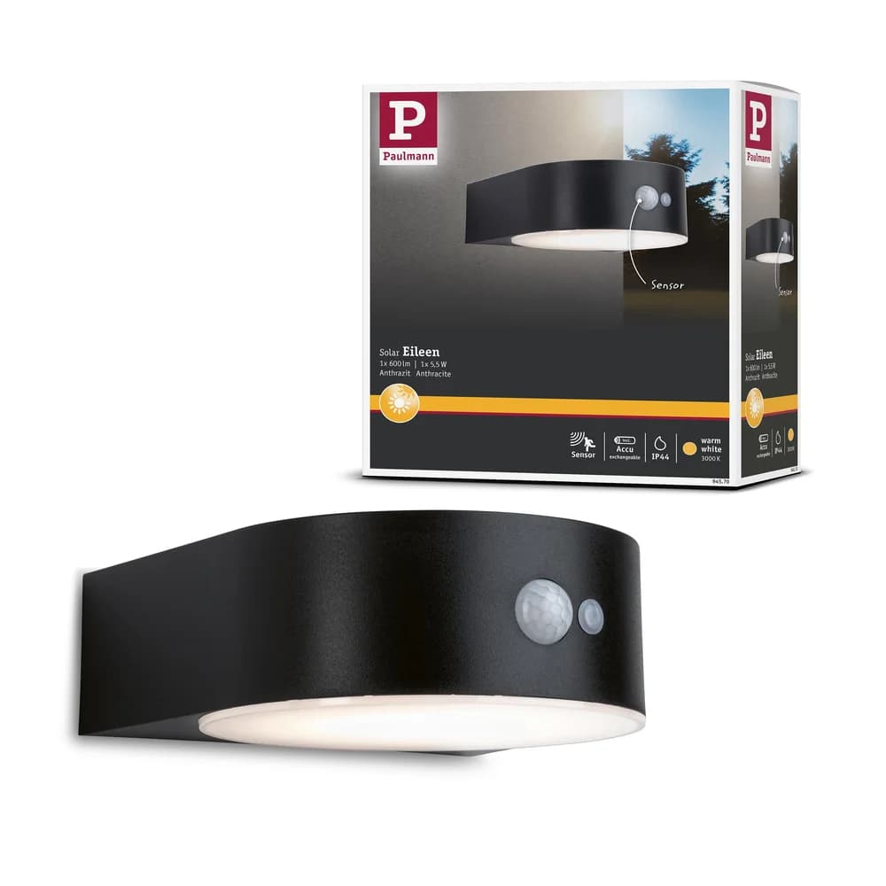 PLM 94570 - Outdoor Solar Wandleuchte 300lm
