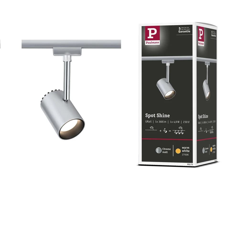 Paulmann URail System Spot Shine 1x5W chrom