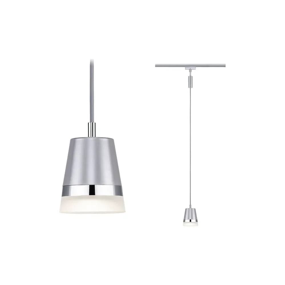 Paulmann 95628 URail Pendel Cone GU10 max. 10W dimmbar 230V Chrom matt