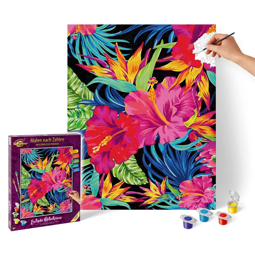Schipper Malen nach Zahlen Master Premium 40x50cm Exotische Blütenträume 609130851
