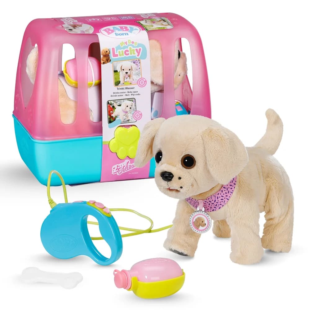 Zapf Creation® Puppentier 835869 BABY born Mein Hund Lucky mit Box
