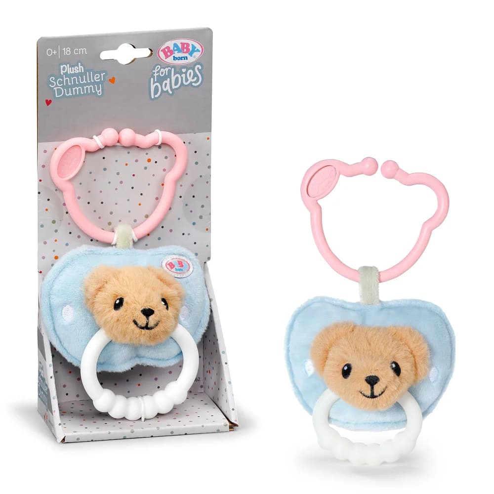 Baby Born Beißring BABY born for babies Schnuller bunt