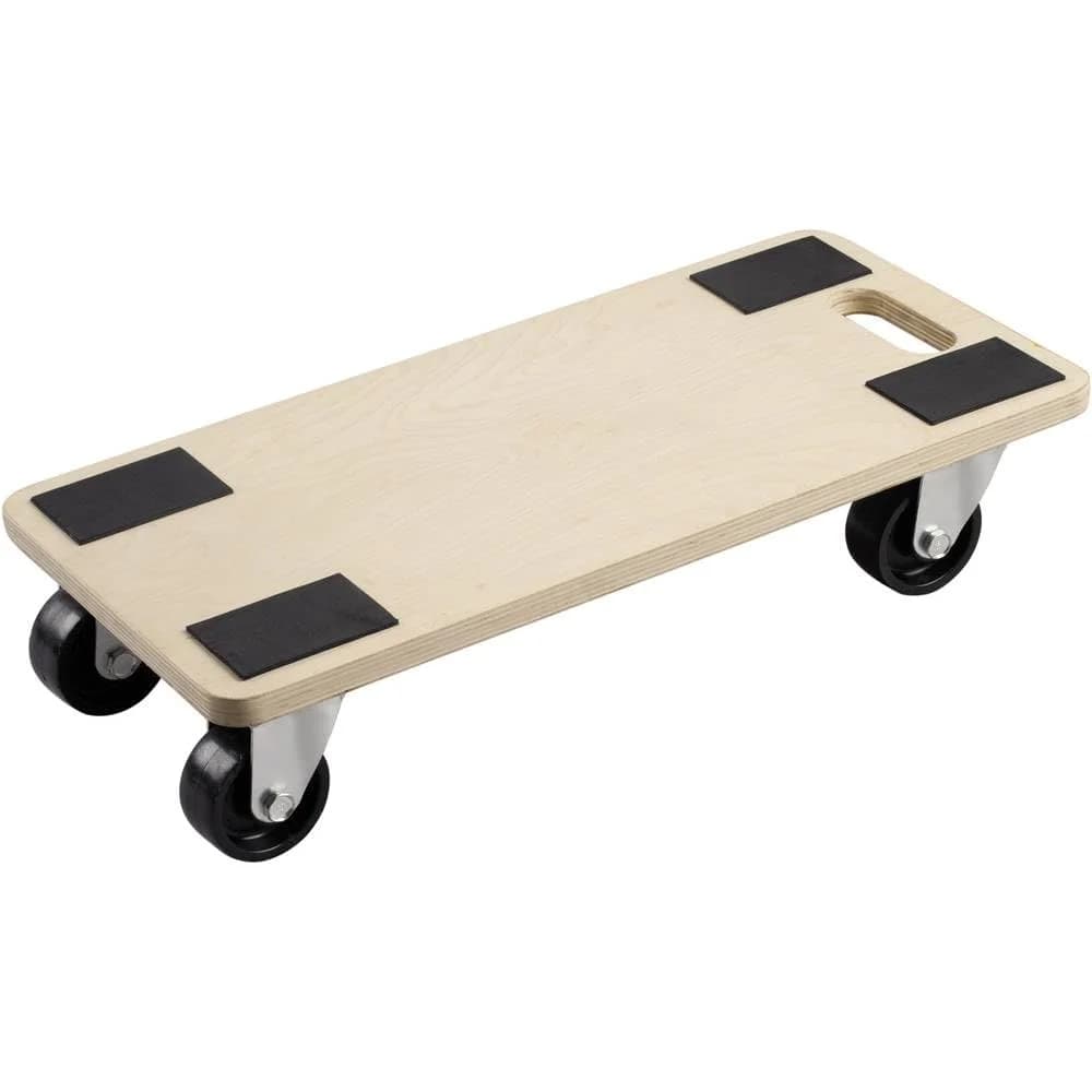 Metafranc Transportroller 590 x 290 mm 500 kg Tragkraft Sperrholz PP-Räder Möbelroller