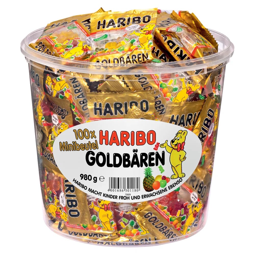 Haribo Fruchtgummi »Mini Goldbären« 100 Einzelportionen