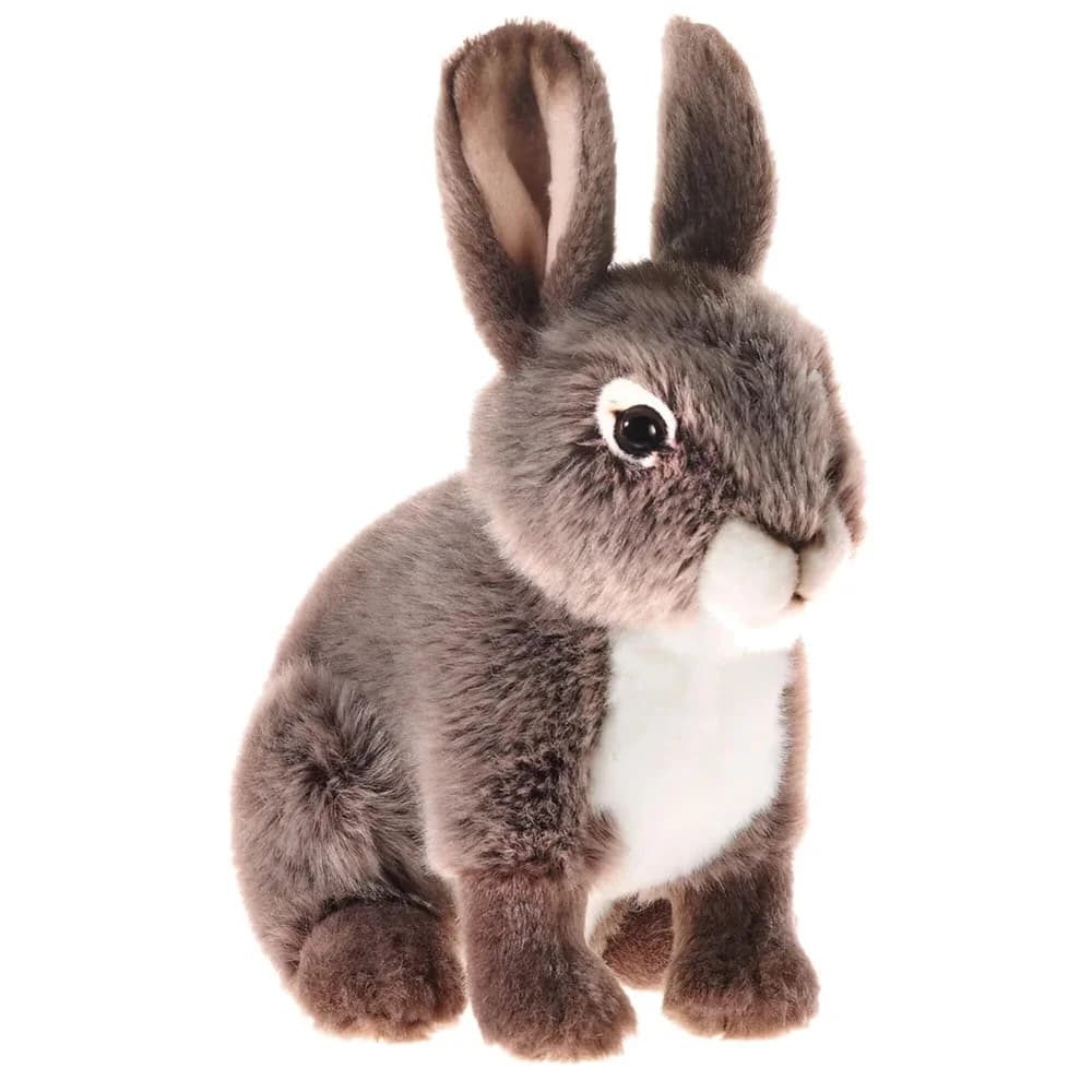 Heunec 274471 Plüschtier Hase graubraun Kuscheltier Stofftier Geschenkidee - Grau