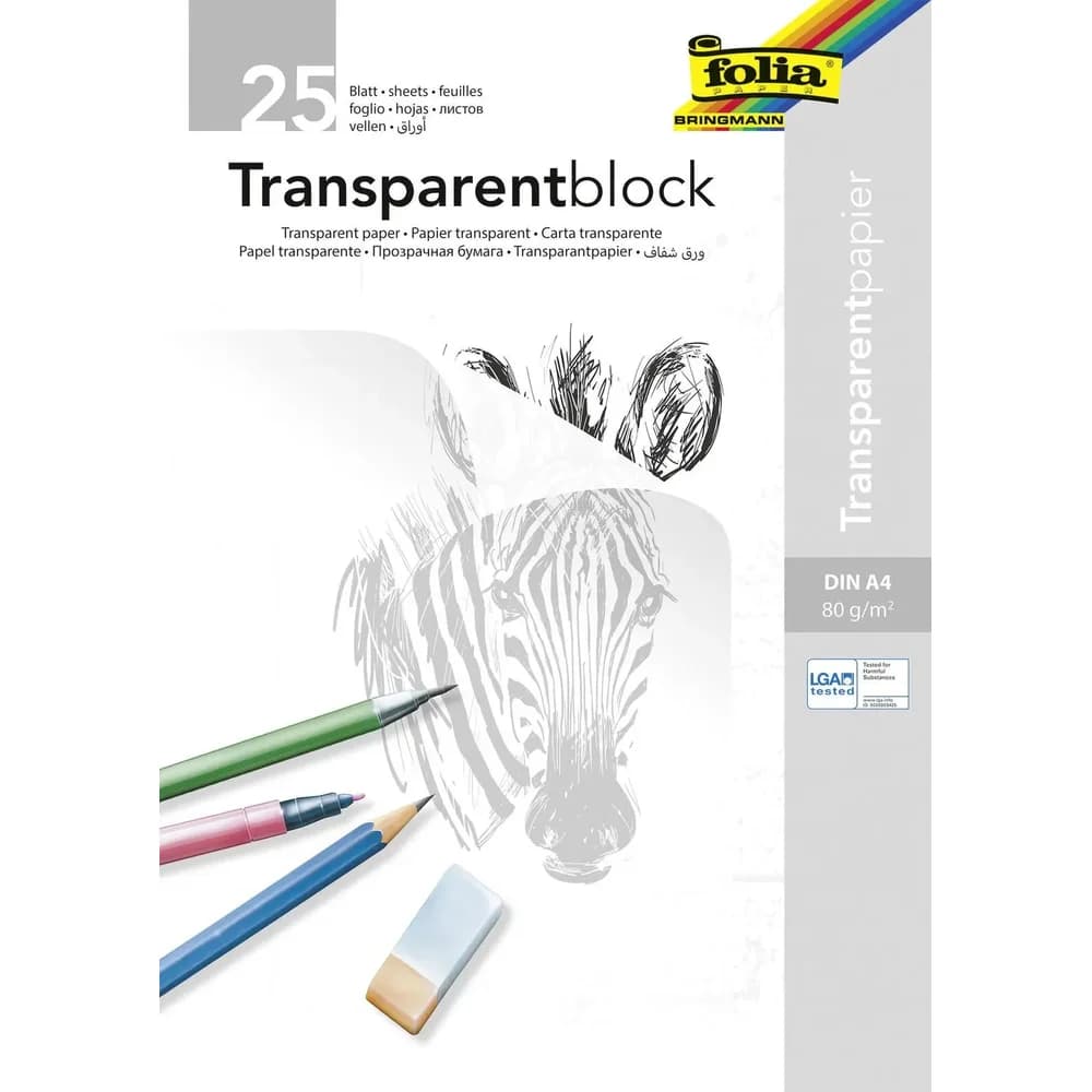 folia Transparentpapier DIN A4