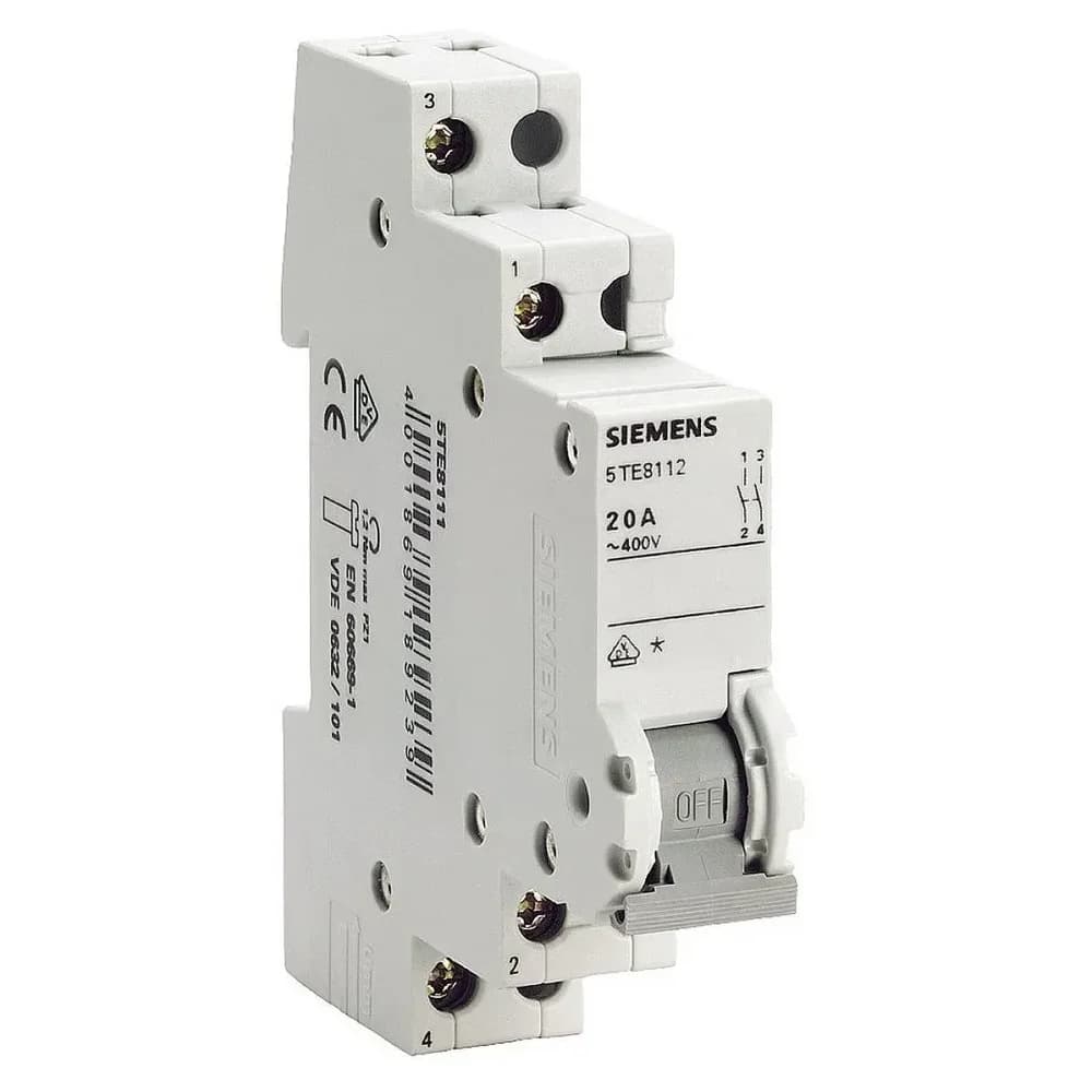 Siemens 5TE8112 Ein-Aus-Schalter 20A 2S