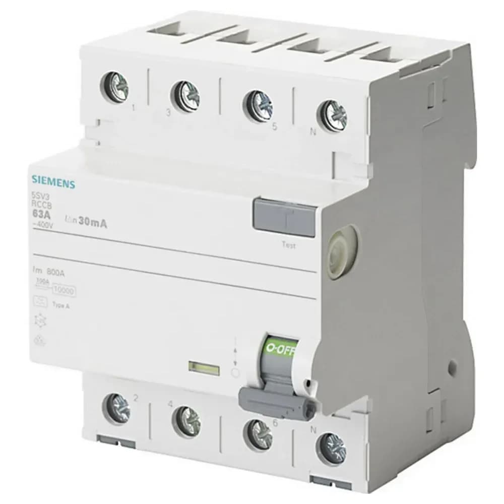 Siemens Dig.Industr. FI-Schutzschalter 5SV3444-6