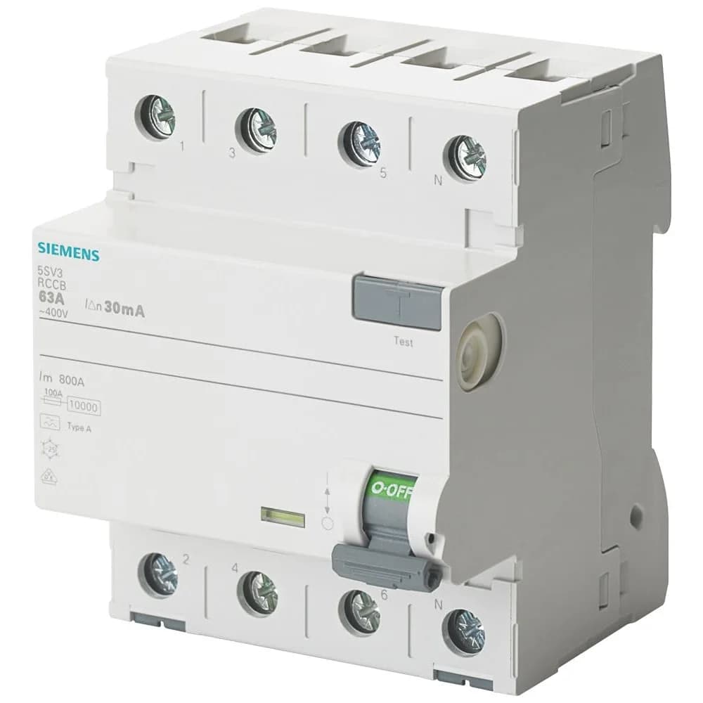 Siemens FI TYP A 63/4 300MA 4TE SEL, 10 A, IP20